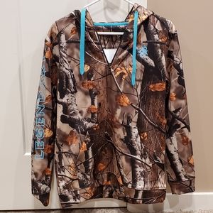 Legendary Whitetails Camouflage Hoodie w/ blue